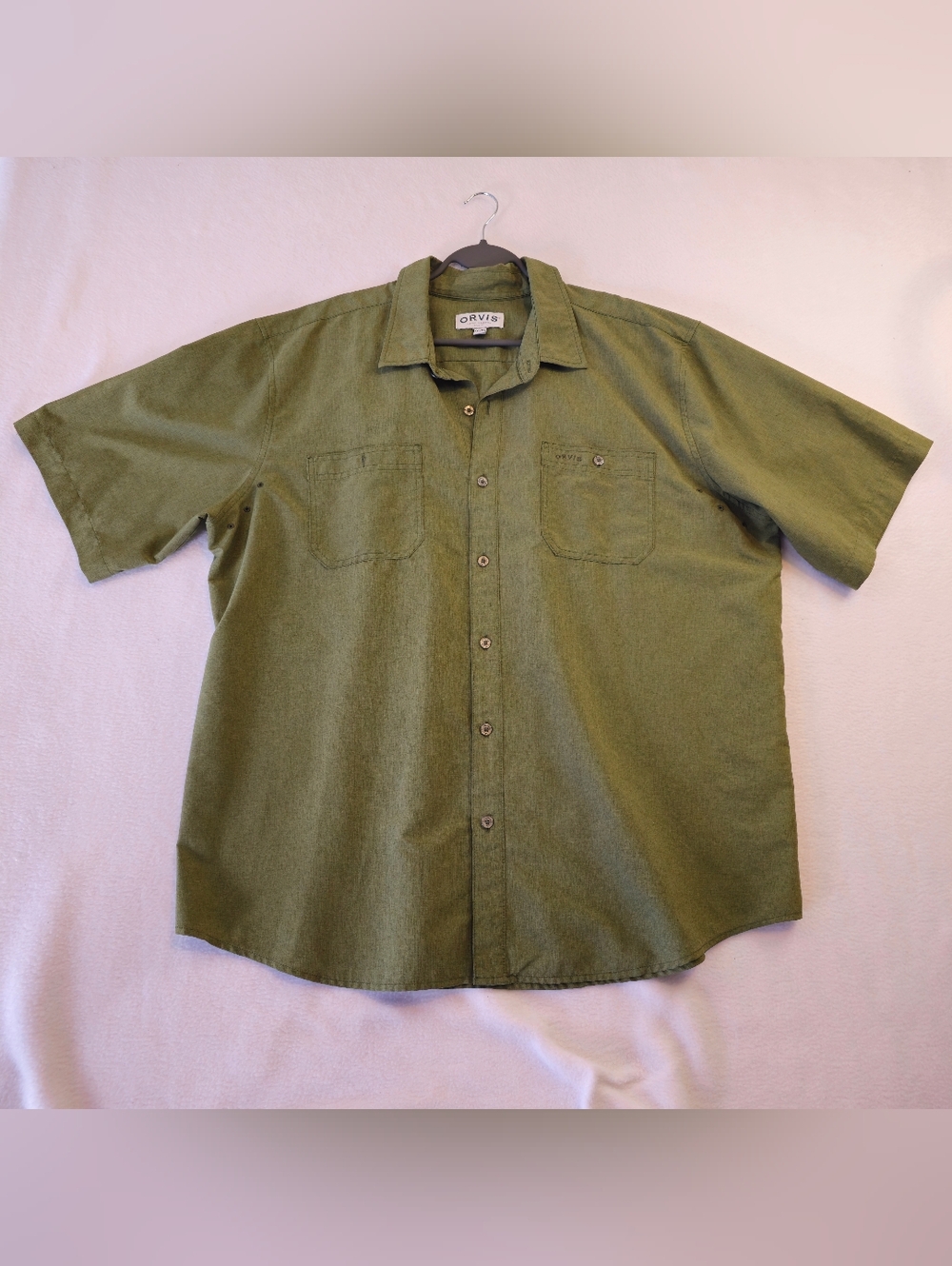 Orvis Green Buttondown Shirt Size XXL‎